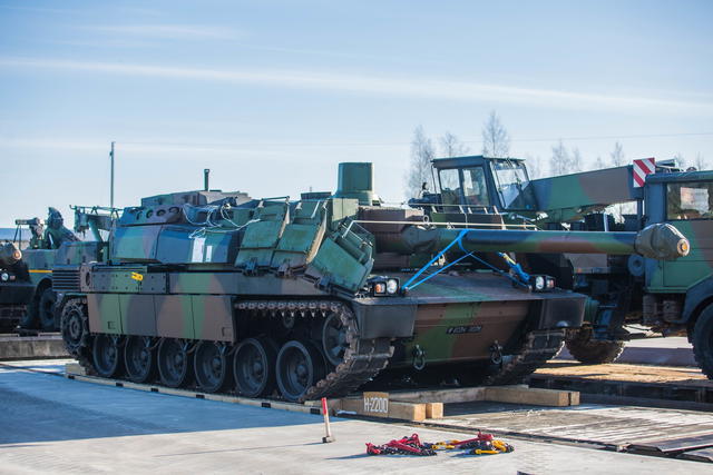 French armored vehicles for NATO arrived in Estonia 03 French armored vehicles for NATO arrived in Estonia 03