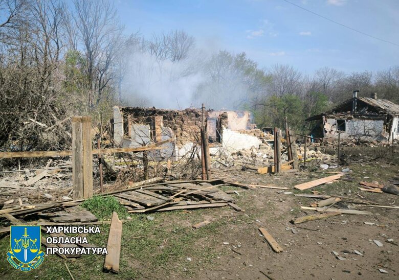 Shelling of Kupiansk on 18 April