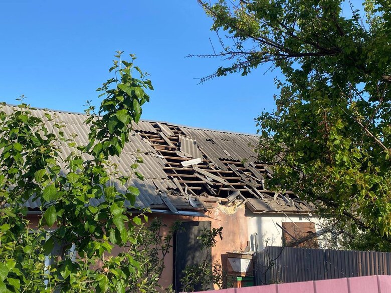 Марганец после обстрела