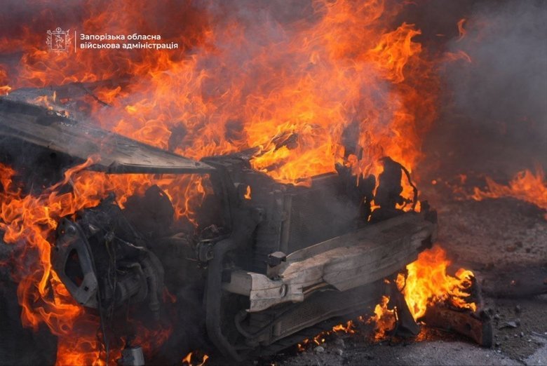 Запоріжжя після обстрілу