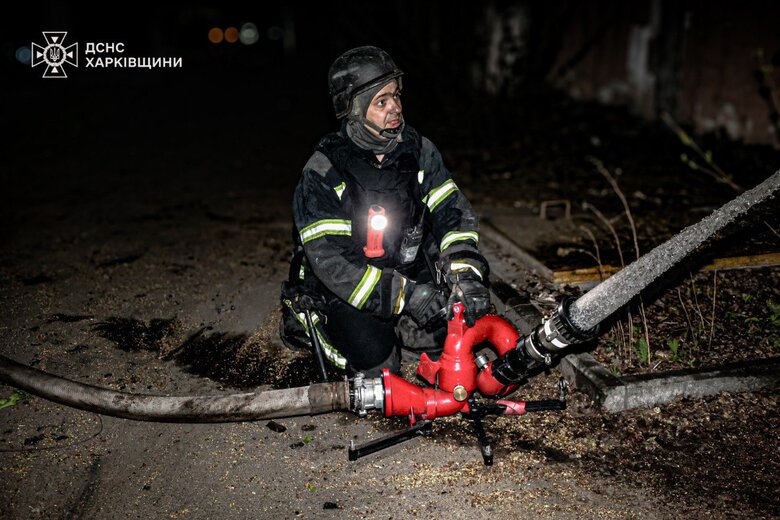 Kharkiv after the drone attack on 25 April