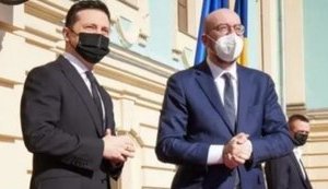 Зеленский - Мишелю: Предлагаю Евросовету рассмотреть вопрос европейской перспективы Украины, Грузии и Молдовы