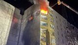 Вражеский беспилотник попал в многоэтажку в Долинской