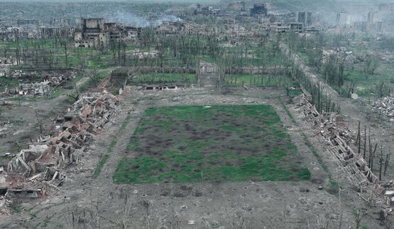 Toretsk before and after the battles with Russian occupiers
