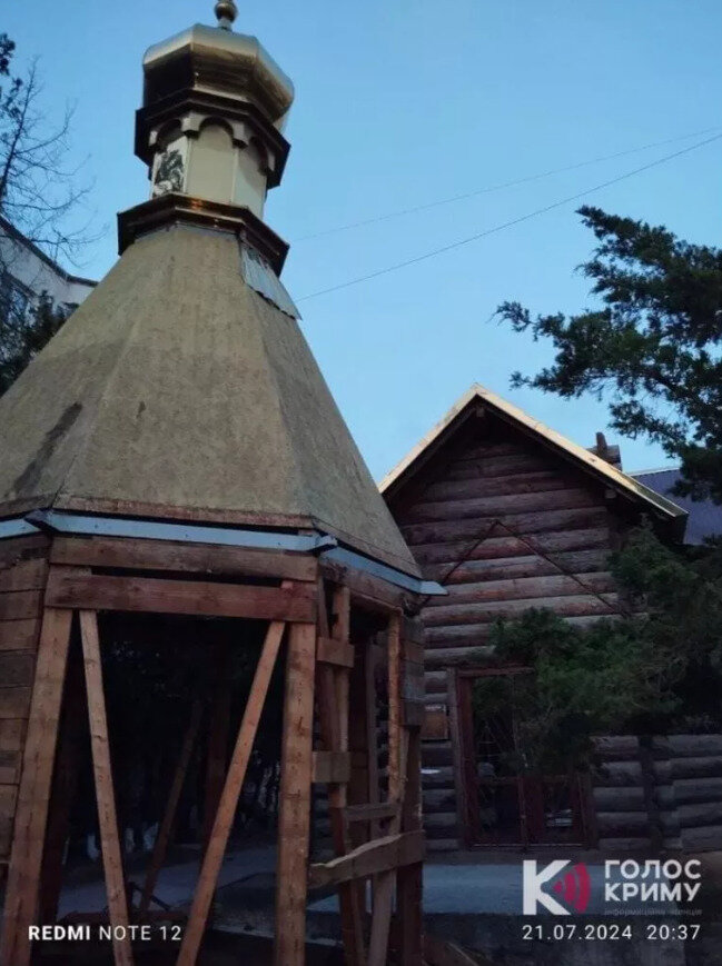 В окупованій Євпаторії розпочали демонтаж храму ПЦУ