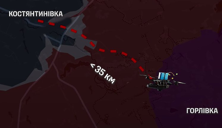 Оператори ББпС 28 ОМБр взяли під вогневий контроль логістику в Горлівці. ВIДЕО