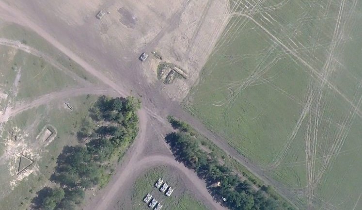 SOS Army drone photographed terrorists' training field 50 km from Donetsk, - volunteer Kasianov. PHOTOS