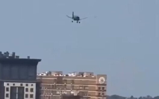 Moment of arrival of Ukrainian drone in Rostov-on-Don, Russia. VIDEO of explosion