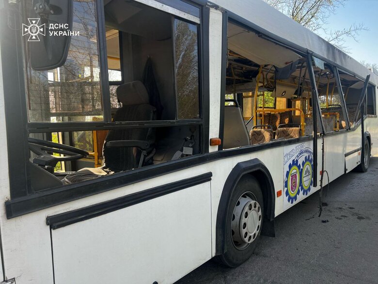 наслідки атаки на автобус у Марганці