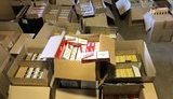 Податківці вилучили на Харківщині велику партію незаконно ввезених в Україну сигарет. ФОТОрепортаж