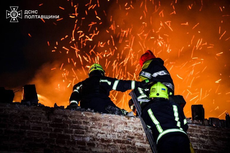 Ворог ударив дронами по Полтавщині