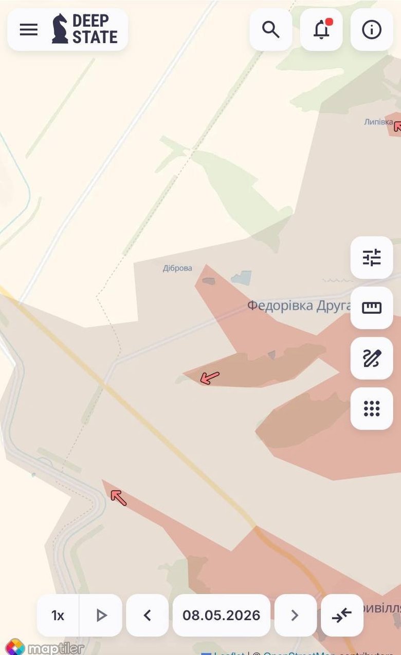 Окупанти мають просування в районах Голубівки та Діброви