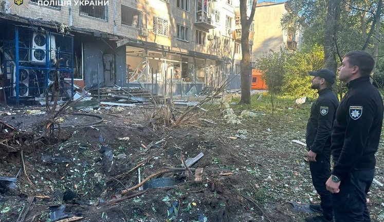 РФ с ночи продолжает атаковать Киев дронами: в столице пятеро пострадавших. ФОТОрепортаж