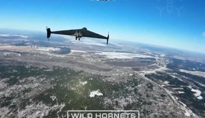 Skilful landing of STING interceptor on Russian UAV during flight. VIDEO