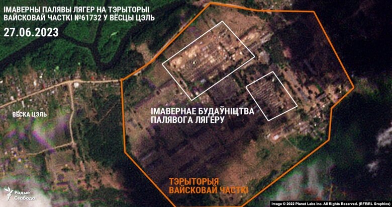 У Білорусі будують наметовий табір для вагнерівців 05