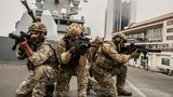 Воины ССО совместно с коллегами из Великобритании и США провели учения по взятию судна на абордаж. ФОТОрепортаж