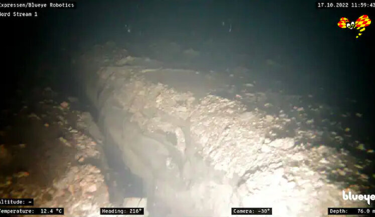 First photos and videos of ruptured "Nord Stream" pipeline at bottom of sea have appeared. VIDEO&PHOTOS