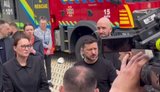 Зеленський прибув до Лаври на місце удару РФ