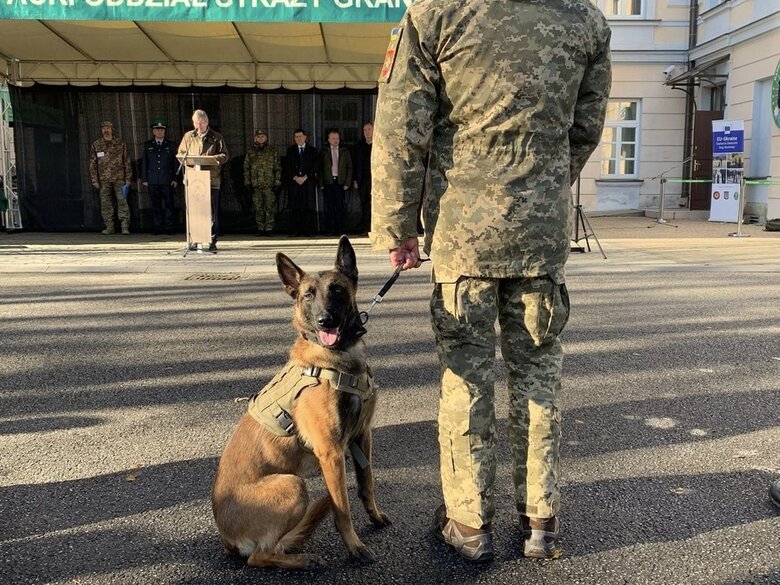 Ukraine received second group of sapper dogs from the European Union 03