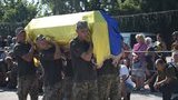 Із загиблим на Донбасі воїном 57-ї ОМПБр Андрієм Бєляєвим попрощалися в Нікополі. ФОТОрепортаж
