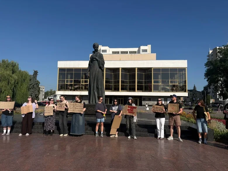Протест у Луцьку