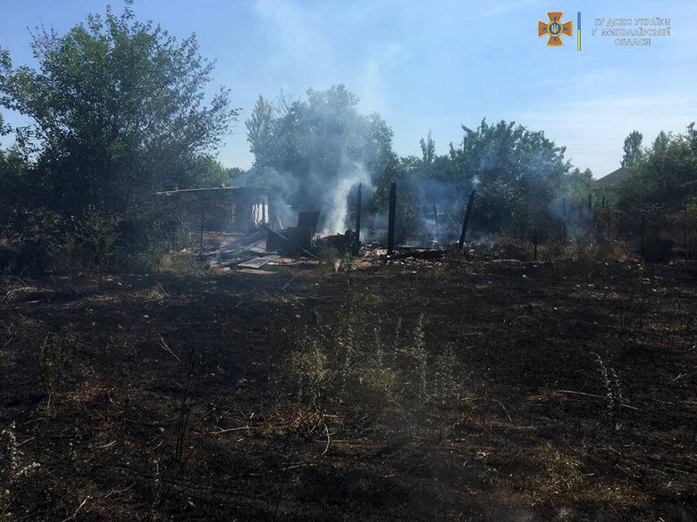 За минувшие сутки в Николаевской области из-за обстрелов российских войск произошло три пожара, - ГСЧС 18