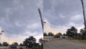 Парашутиста, якого віднесло вітром через аварію катера в Києві, врятували очевидці, - ЗМІ. ВIДЕО