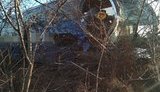 Рейсовый автобус "догнал" грузовик на Харьковской трассе и вылетел через встречку в кювет: пассажиры чудом уцелели. ФОТОрепортаж