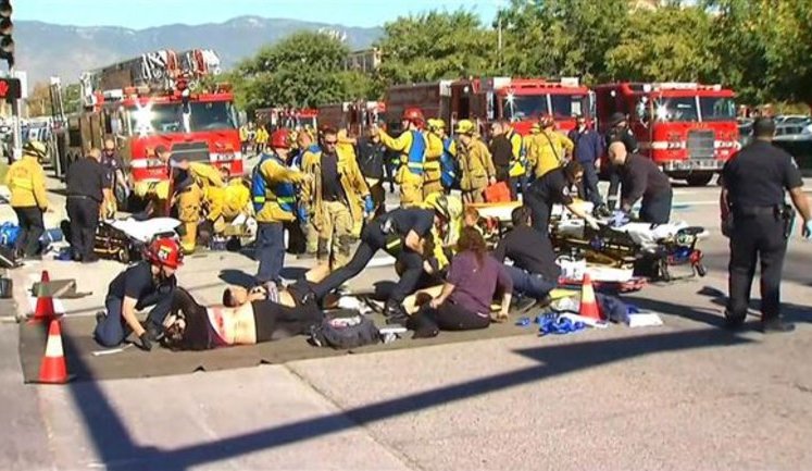 Dozens killed and wounded in California shooting. PHOTO