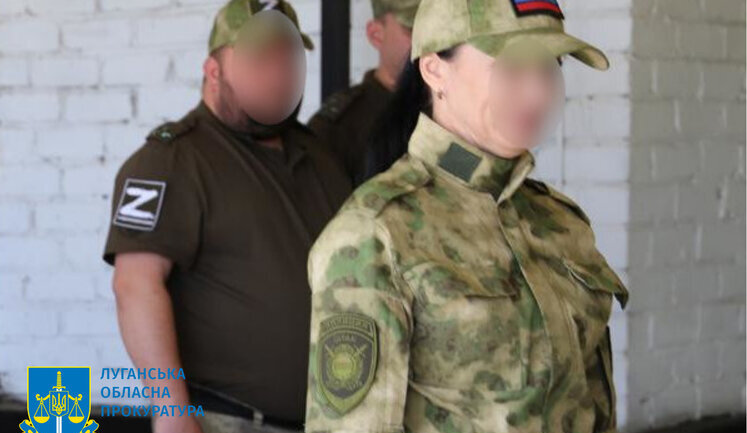 Three police officers working in "district department of Ministry of Internal Affairs of LPR" were notified of suspicion. PHOTOS