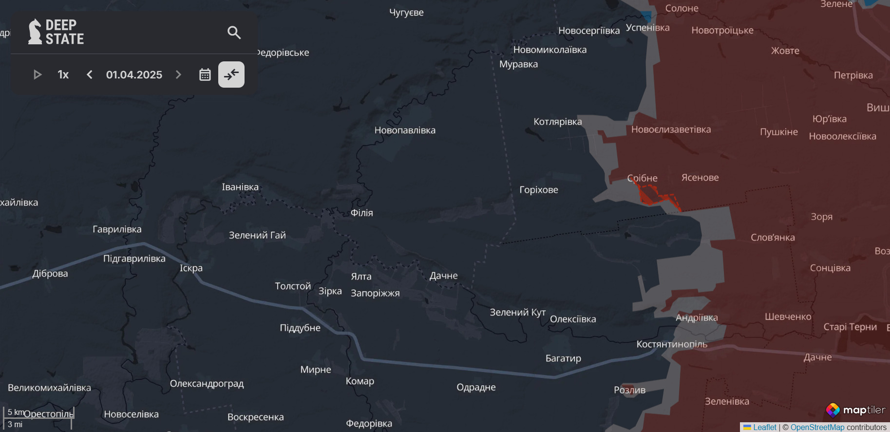Росіяни просунулись в Срібному