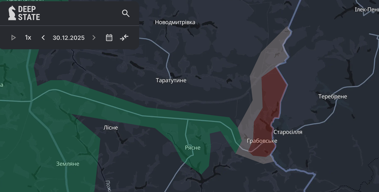 Просування ворога на Сумщині та Донеччині - мапа DeepState