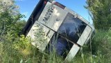 A bus carrying schoolchildren overturned in the Kharkiv region: what is known?