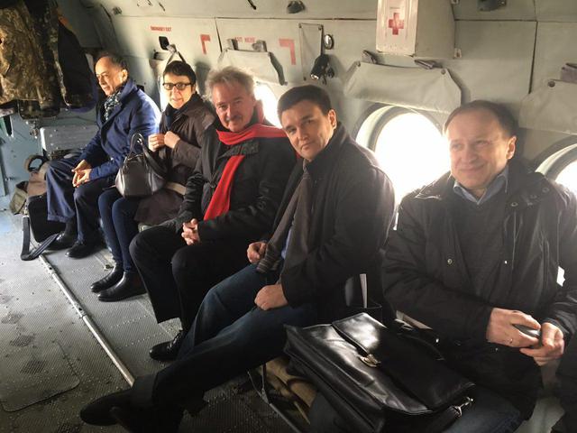 Luxembourg FM Asselborn visits Donbas 05