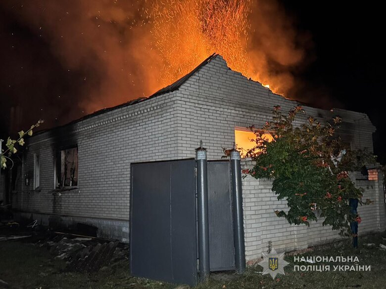 Massive attack on Okhtyrka on 20 August