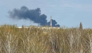 Нефтехимический завод атаковали дроны в российском Стерлитамаке. ВИДЕО