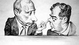 В России с выставки карикатур убрали "медвепутов" и олигархов с узнаваемым крысенышем. ФОТОрепортаж