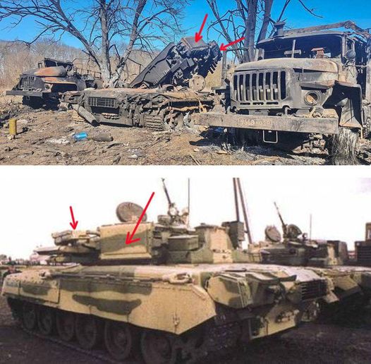ВСУ уничтожили вражеский опытный танк Т-80УМ2 Черный орел 01