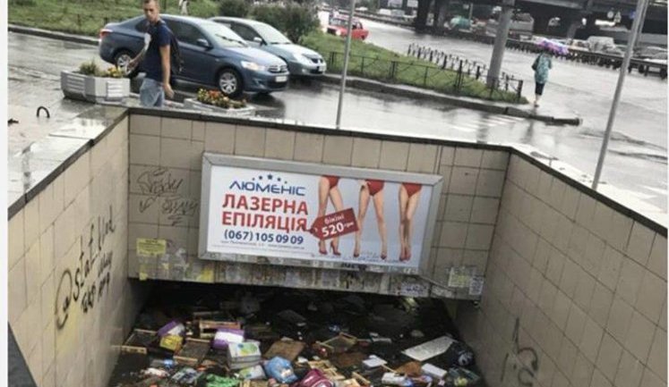 Большая часть из 800 километров ливневой канализации в Киеве нуждается в ремонте, – Кличко