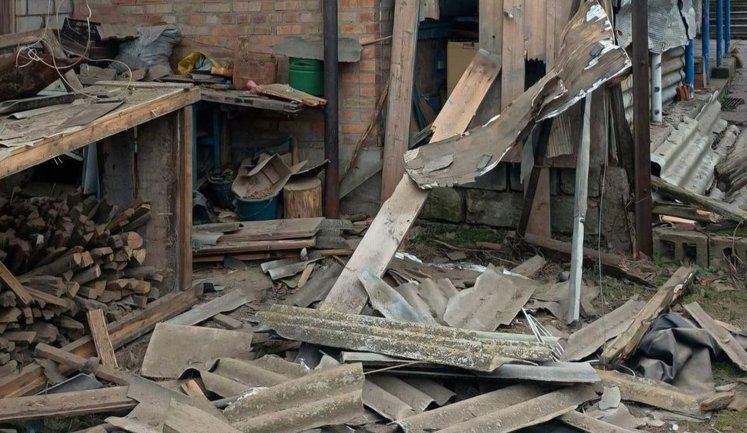 UAV attack in Dnipropetrovsk region: two wounded, houses and lyceum damaged