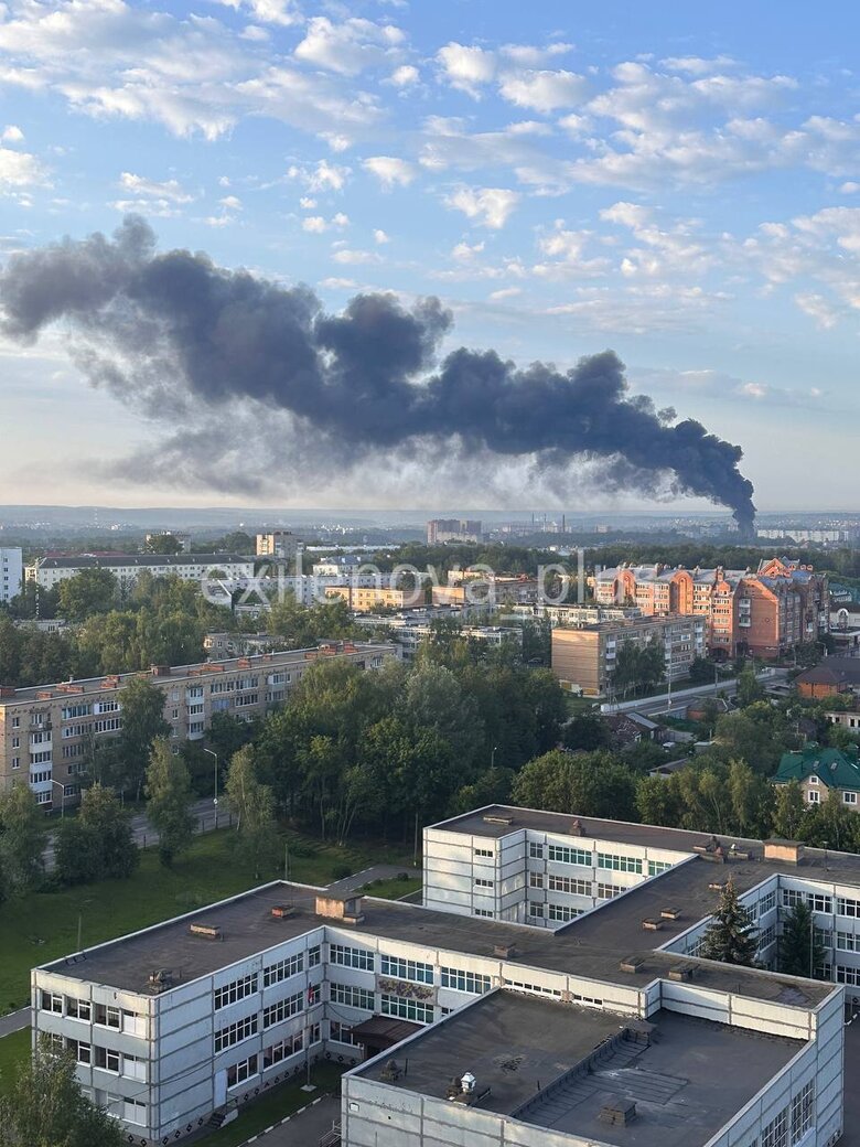пожежа у Росії