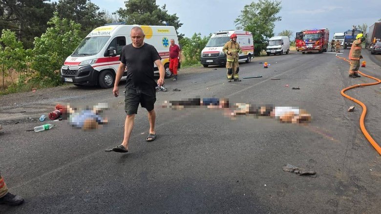 Road accident in the Mykolaiv region