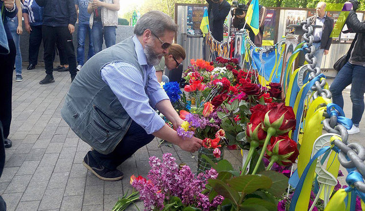 Pro-Ukrainian activists killed on May 2, 2014 commemorated in Odesa. PHOTOS