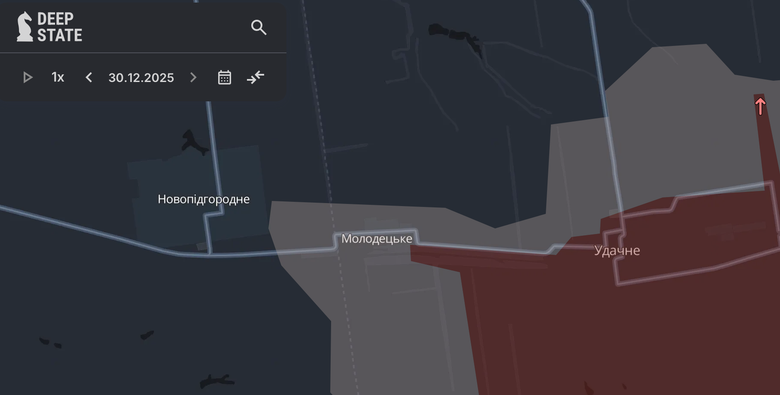 Просування ворога на Сумщині та Донеччині - мапа DeepState