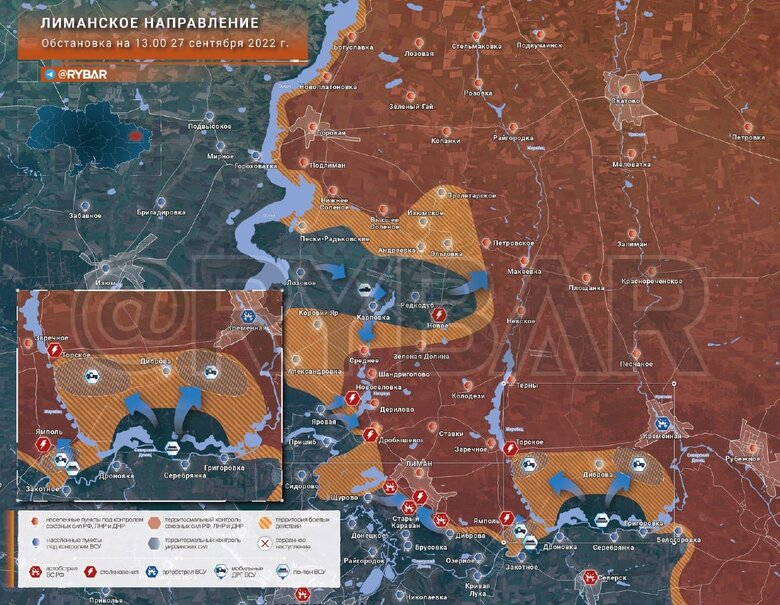 Российская группировка в Лимане попала в оперативное окружение, - Бутусов 01