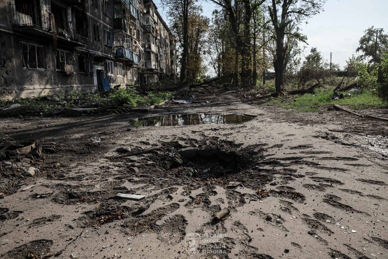 Воїни 24-ї ОМБр показали зруйнований росіянами Часів Яр
