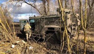 ССО знищили колону техніки російських окупантів на Харківщині, - ОВА