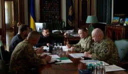 Zelenskyy held meeting with Drapatyi and Khmara regarding front line: Personnel decisions are being prepared within Armed Forces of Ukraine. PHOTOS