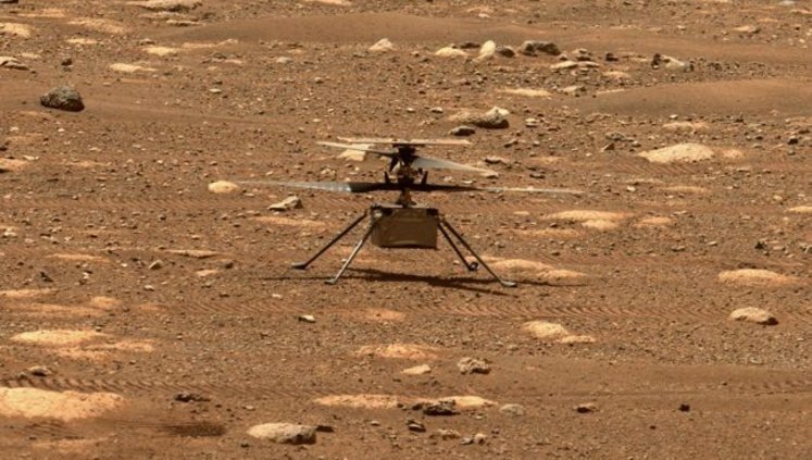 Вертолет NASA совершил первый полет на Марсе. ВИДЕО