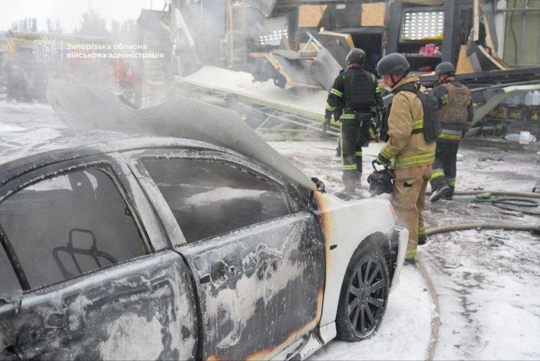 РФ атакувала АЗС у Запоріжжі
